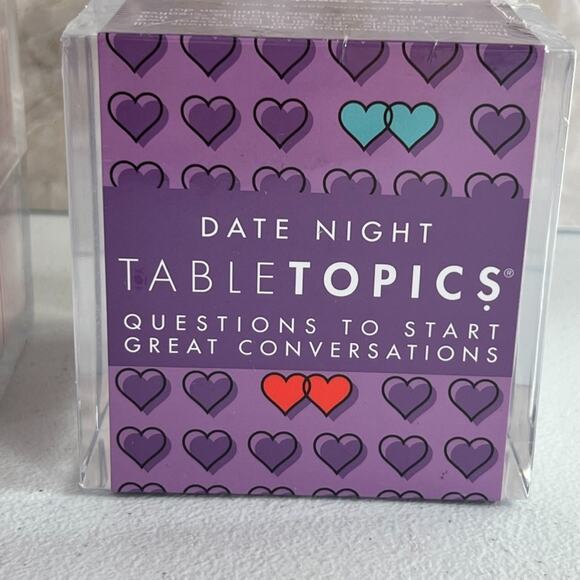 Table Topics Cards Conversation Starter Date Night Family Set of 3 - Picture 4 of 8